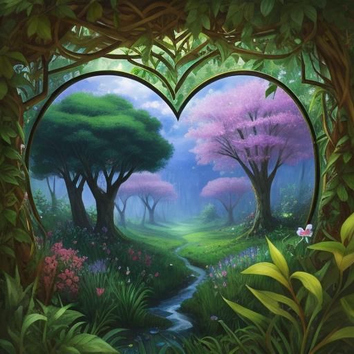 Jungle Portal to a Flowery Meadow