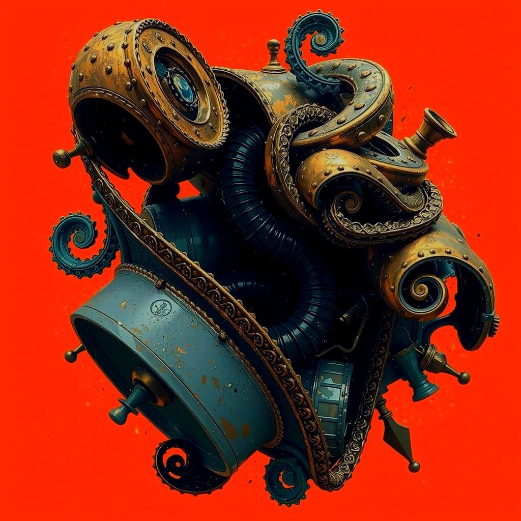 Luxurious Gold and Silver Filigree with Soft Light