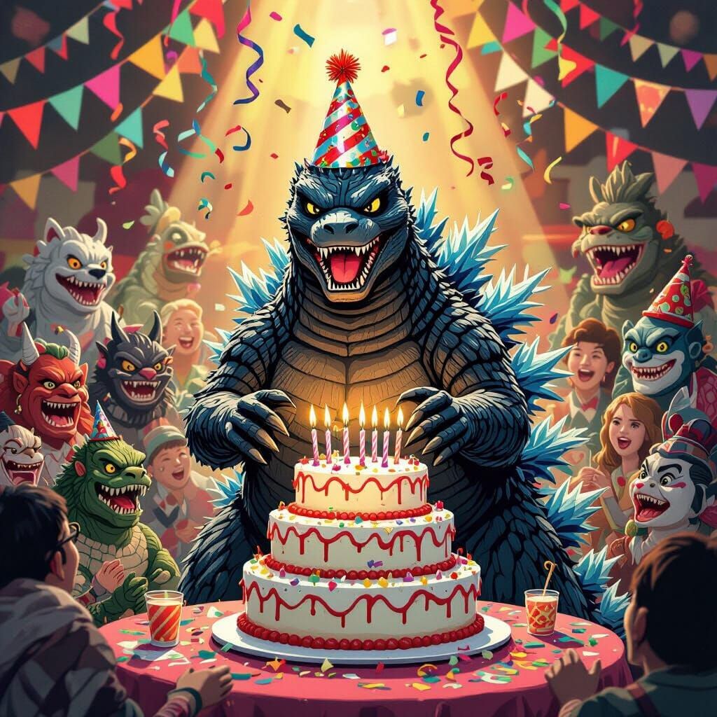 Godzilla's Monster Birthday Bash with Yokai