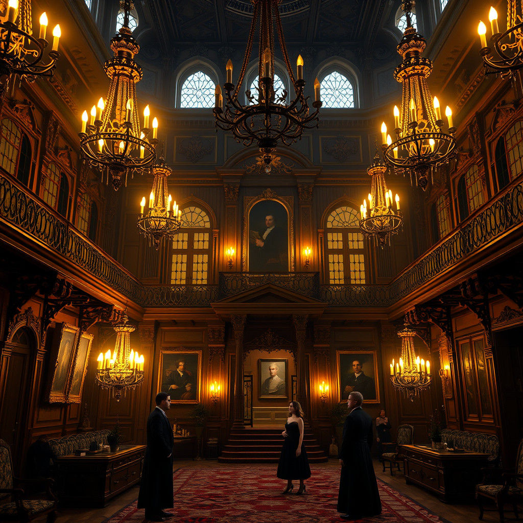 Vampire Mansion in New Orleans: Baroque Fantasy