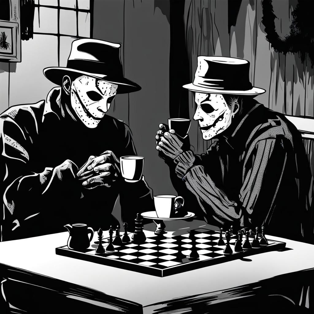 Freddy vs. Michael: Chess and Tea Time