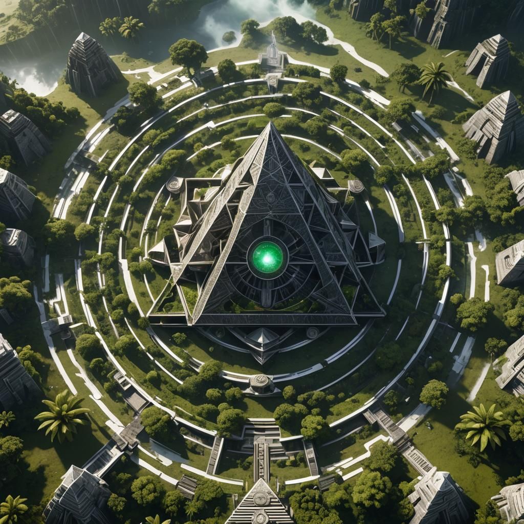 Atlantis: Pyramids, Light Beams, and Sacred Geometry
