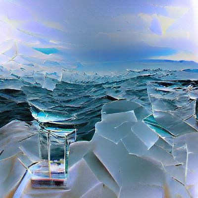 Glassy Frozen Sea