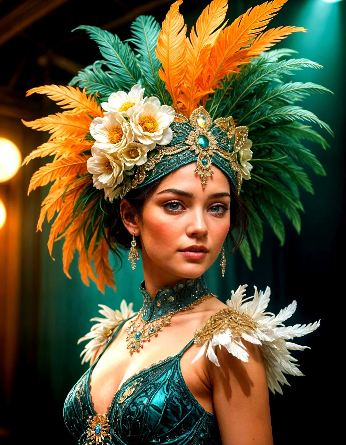 Ethereal Beauty in Vintage Lace and Flowers