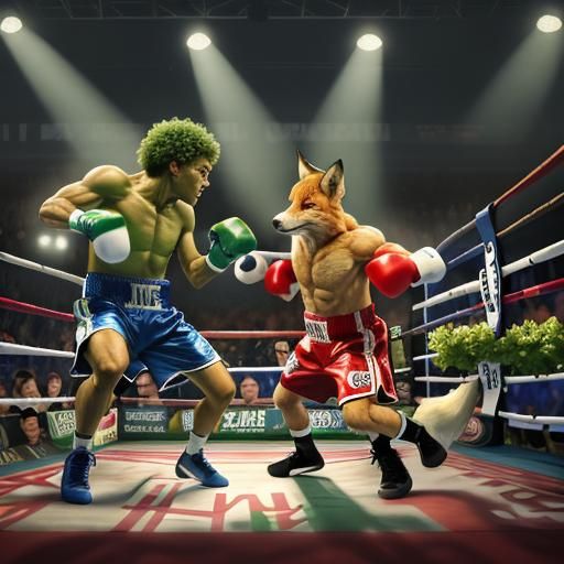 Fox versus Broccoli Boxing Match