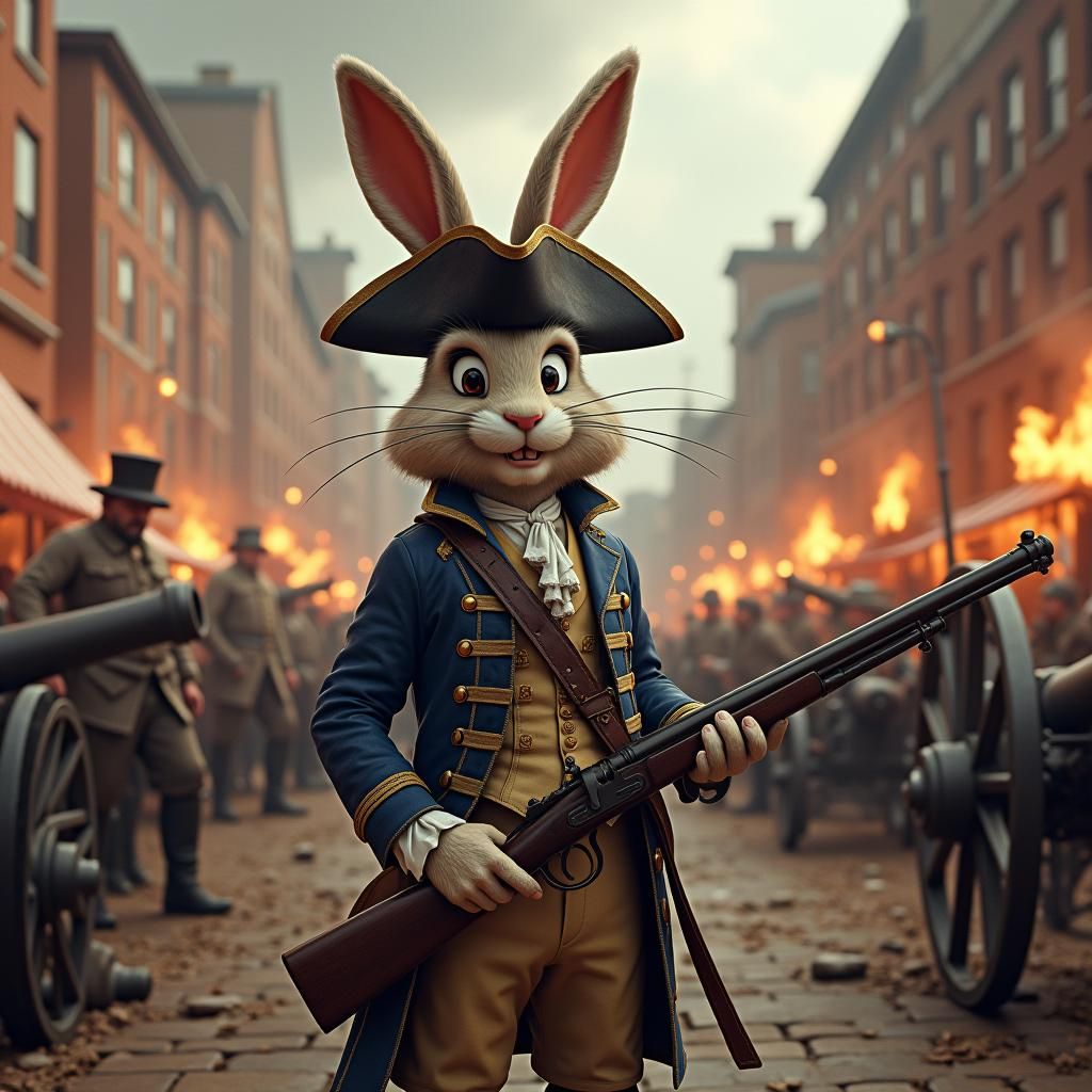Bugs Bunny in Revolutionary War, Unreal Engine 5