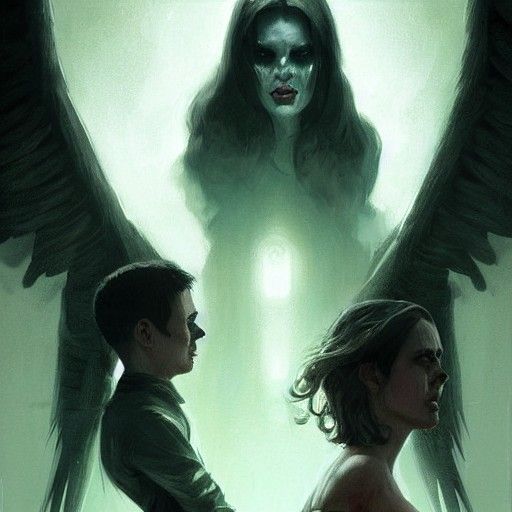 Sinister Walk in Darkness Art by Rutkowski