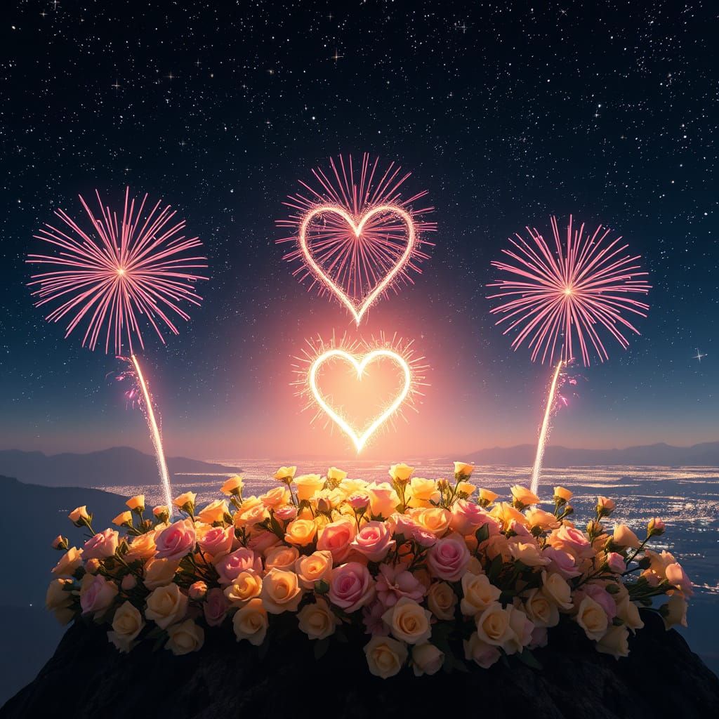 Ethereal Mountain Oasis Radiates Love and Magic