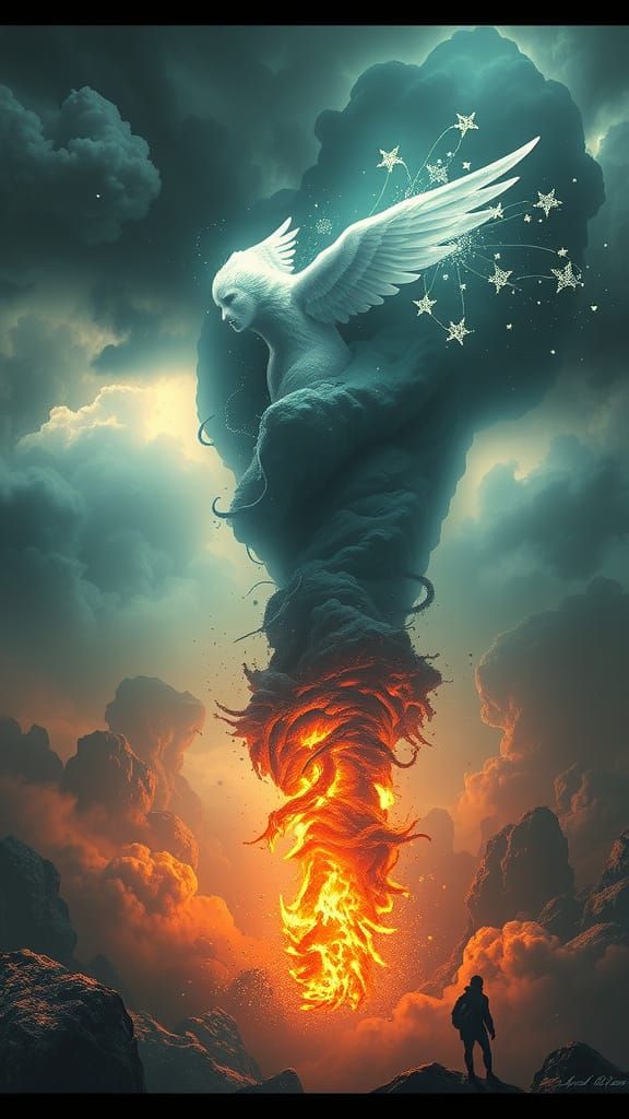 Angelic Tornado: A Fearsome, Fantastical Natural Disaster