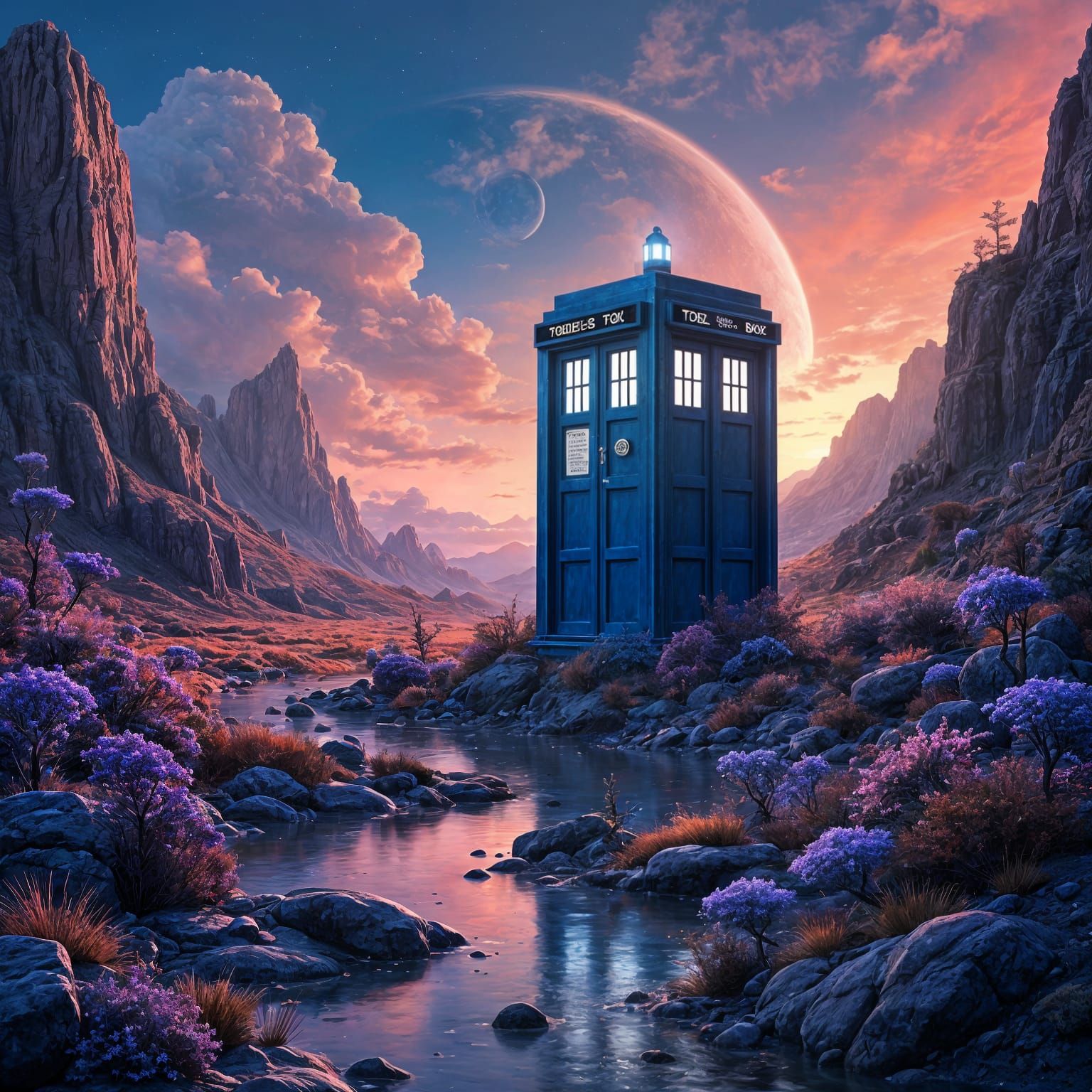 Tardis Lands on Bizarre Alien Planet