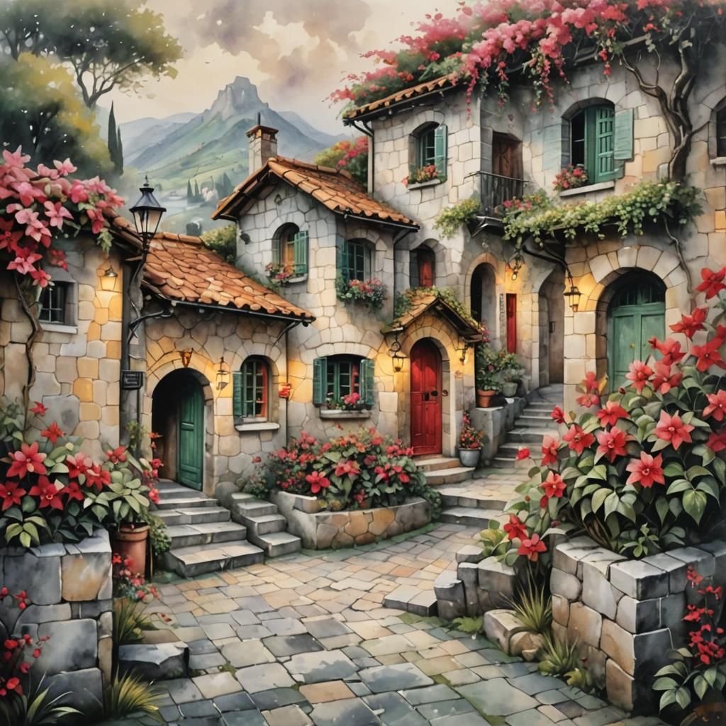 Italian Courtyard