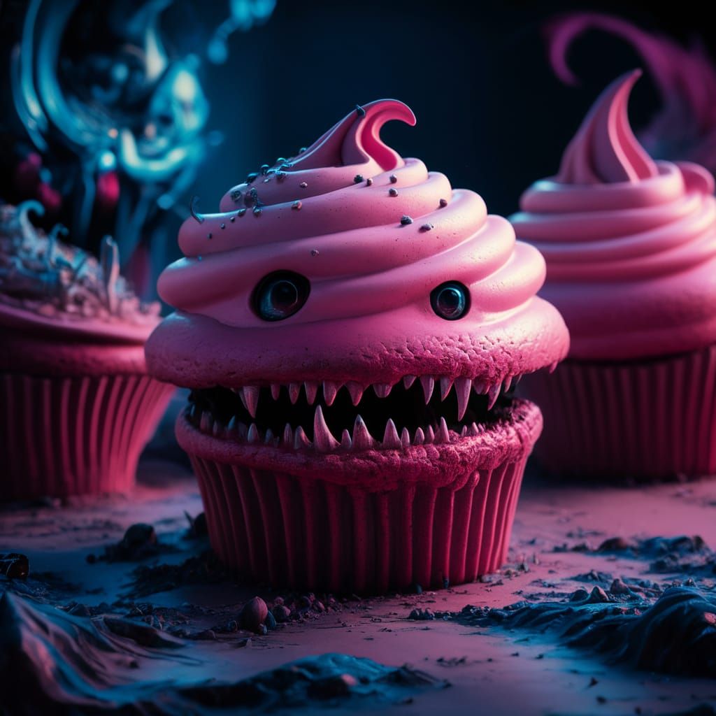 Deceptively Cute Cupcake Hides Sinister Secret