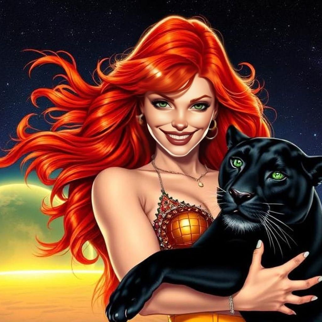 She and mister Black.