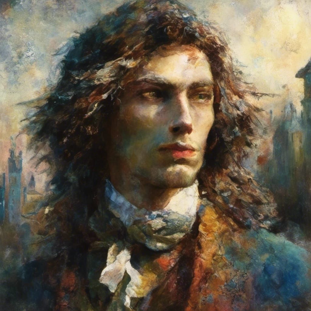 Regency Gentleman with Faded, Vintage Colors