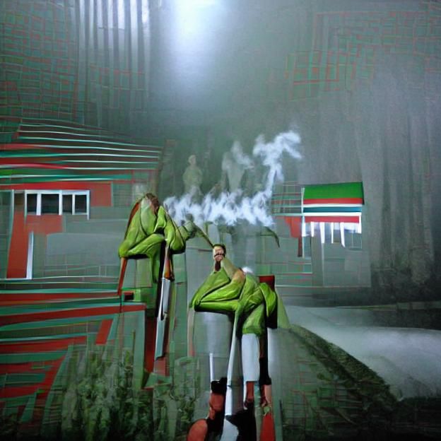 Kraftwerk in Silent Hill: A Surreal Scene