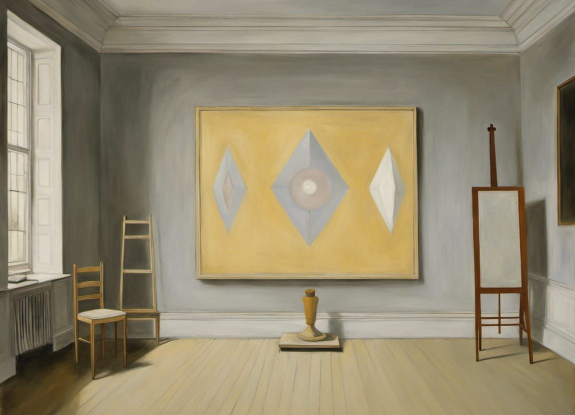 Studio Interior, Vilhelm Hammershoi (1899)