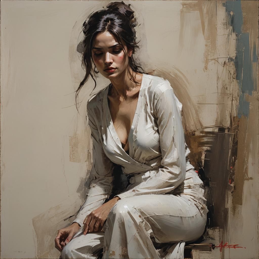 Figurative Woman in Contemporary Style