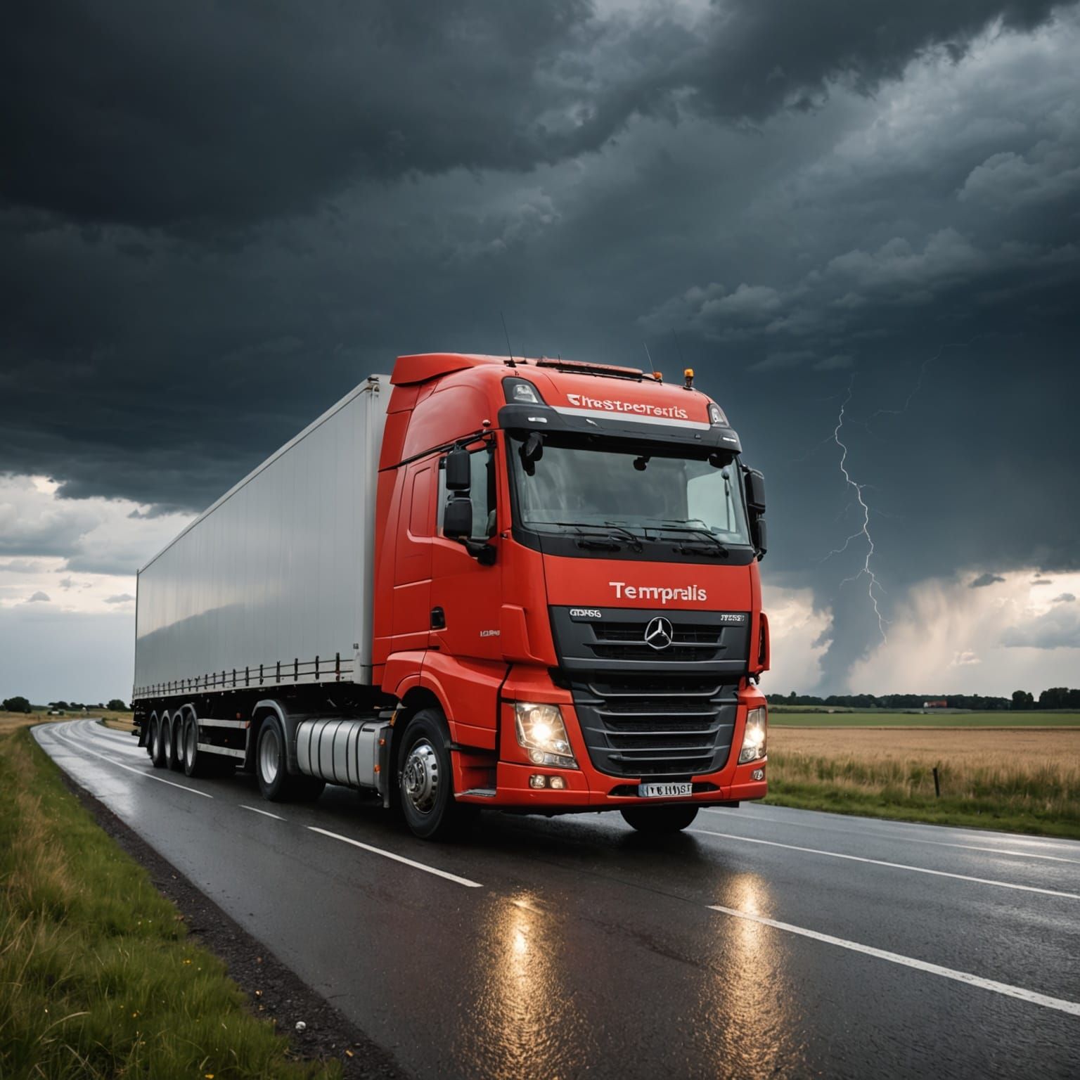 Luxury Electric Truck Powered by Lightning