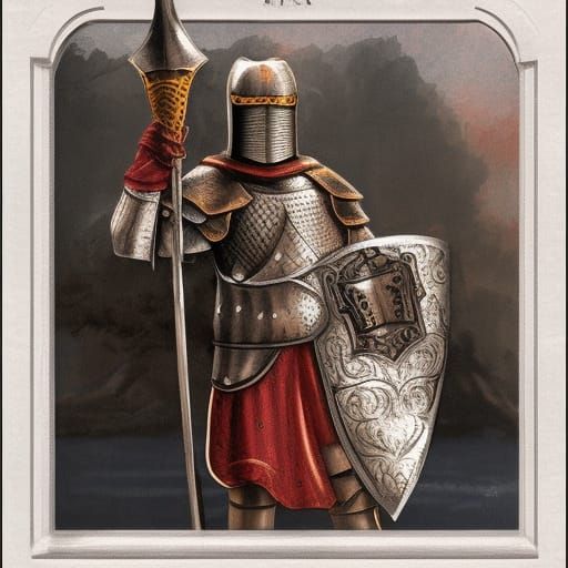 AI Generated Image of a Knight