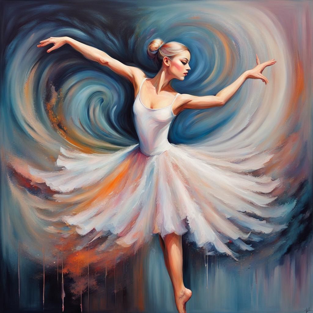 Dreamcore Ballerina in Lyrical Abstraction