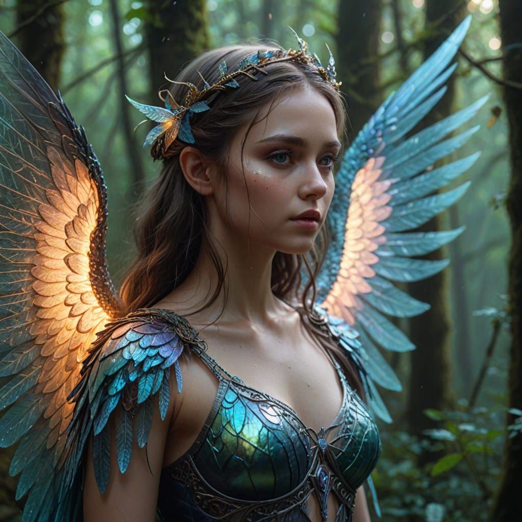 Mystical Forest Creature: Cartethyia with Glowing Runes