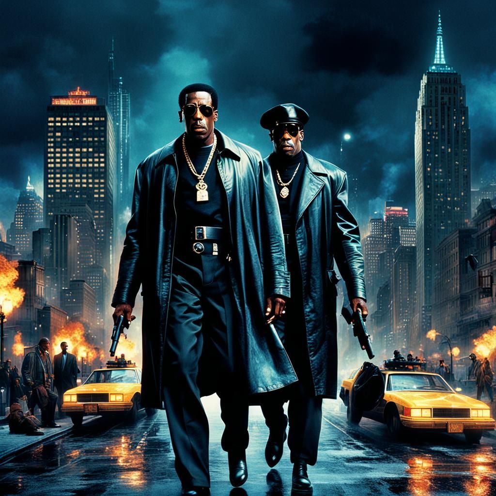 Wesley Snipes as Nino Brown: Digital Matte Painting