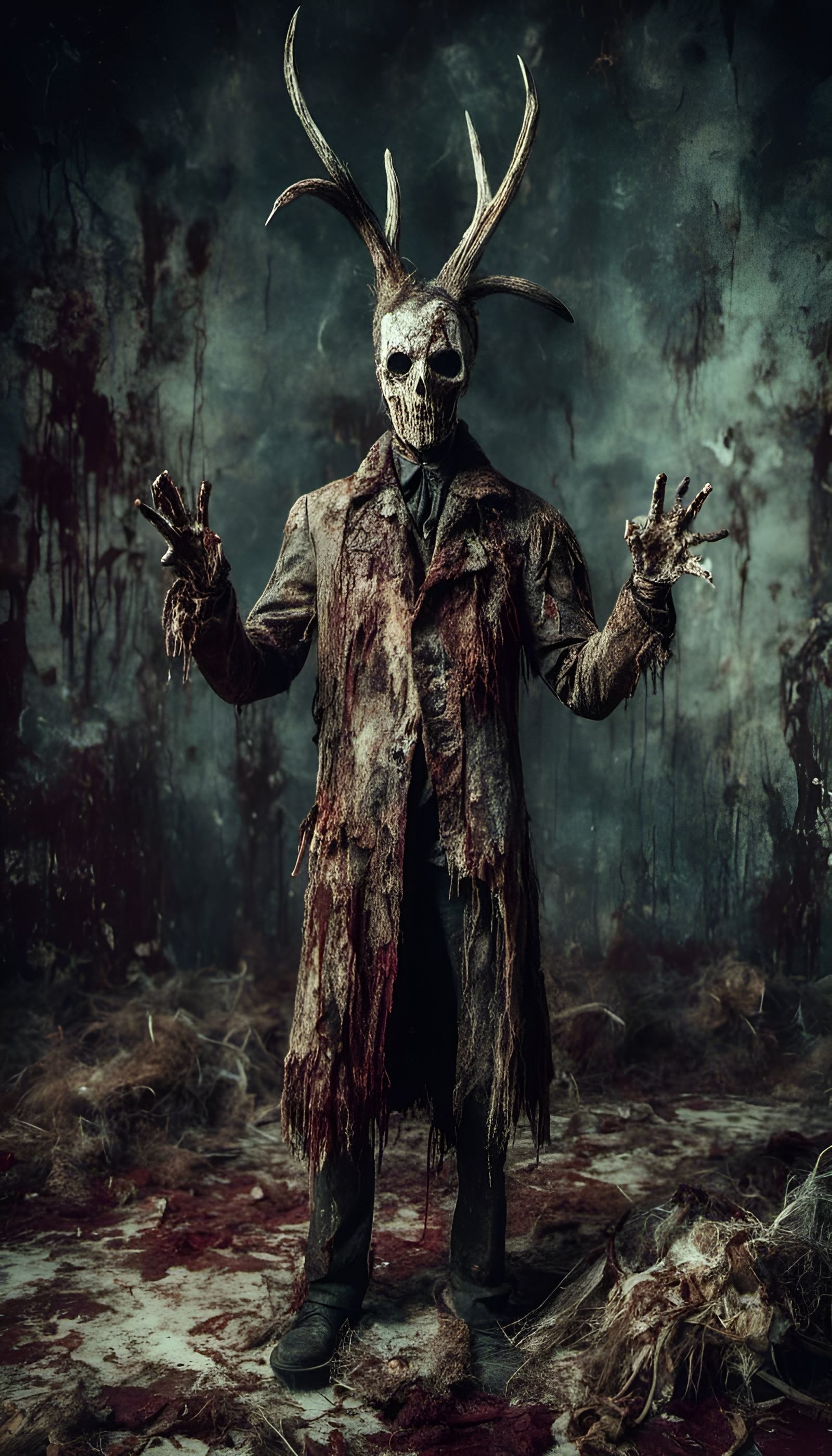 Macabre Horror Theatre Scene