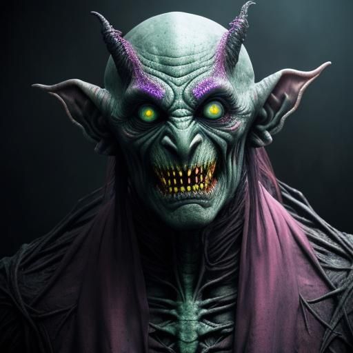 Eldritch Horror: Grotesque House Elf Portrait