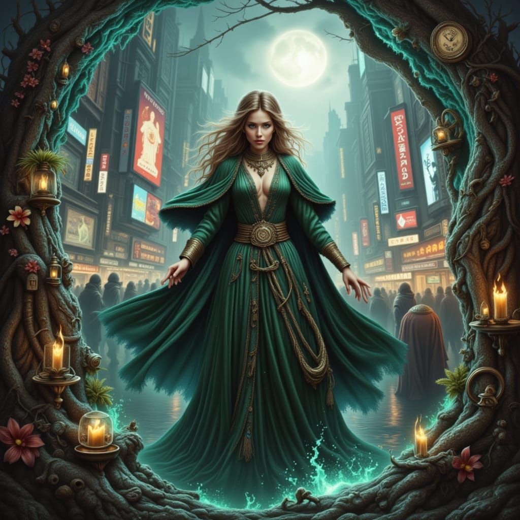 Wizard Opens Portal From Middle Earth to Times Square