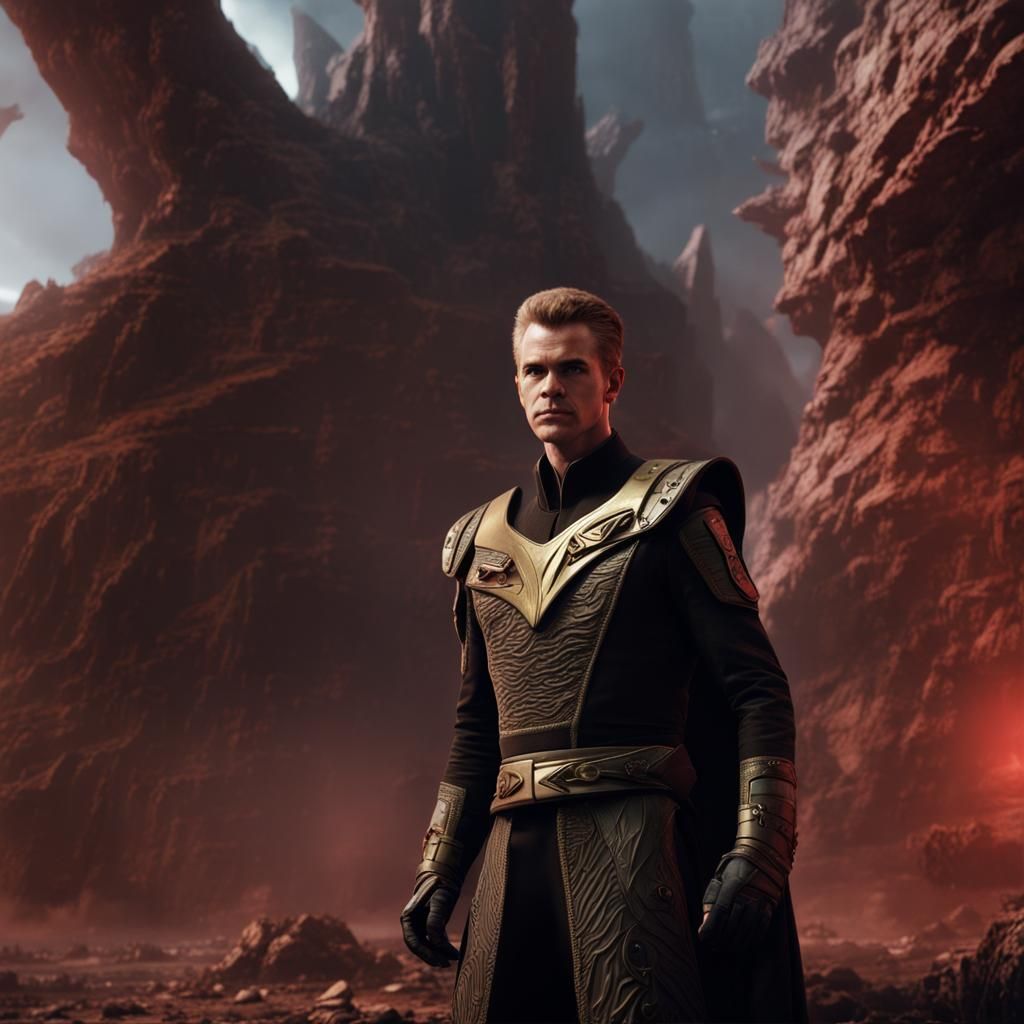 Hayden Christensen as Klingon in Star Trek Art