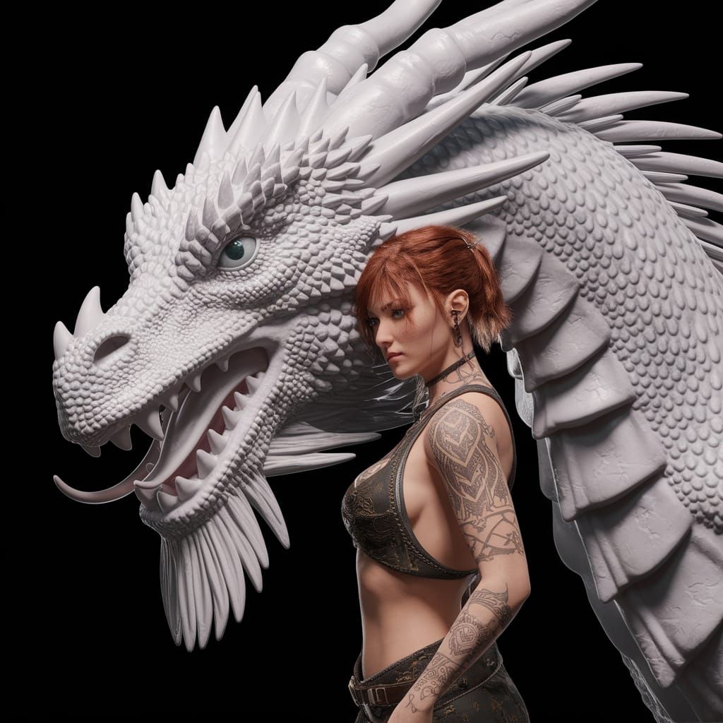 Ethereal Dragonrider in Whimsical Fantasy Style