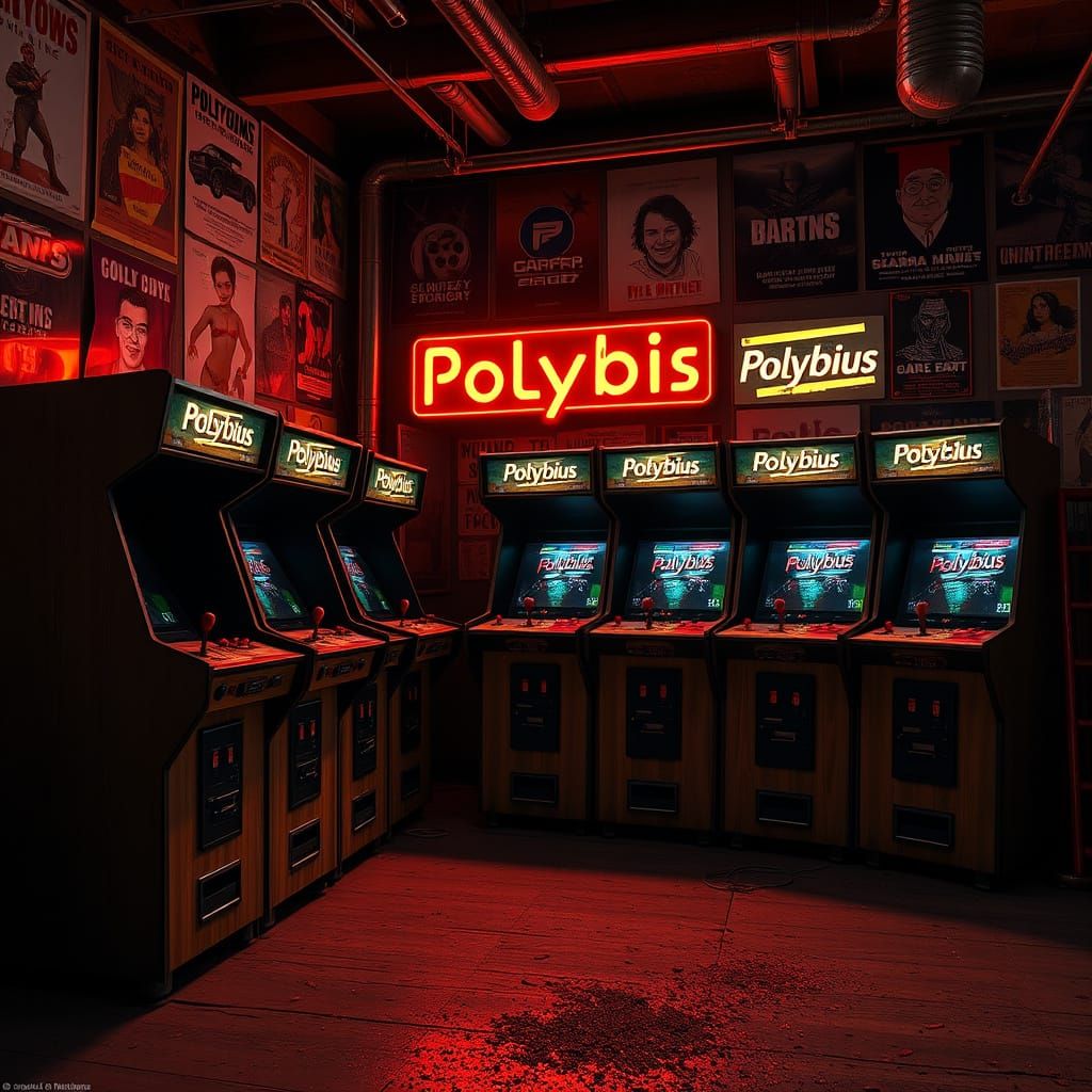 Retro Arcade Cabinets in a Gritty, Nostalgic Dystopia