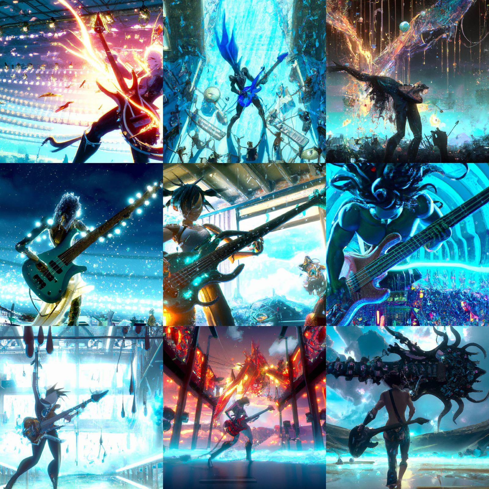 Shiva's Matrix Concert: Studio Ghibli Anime Art