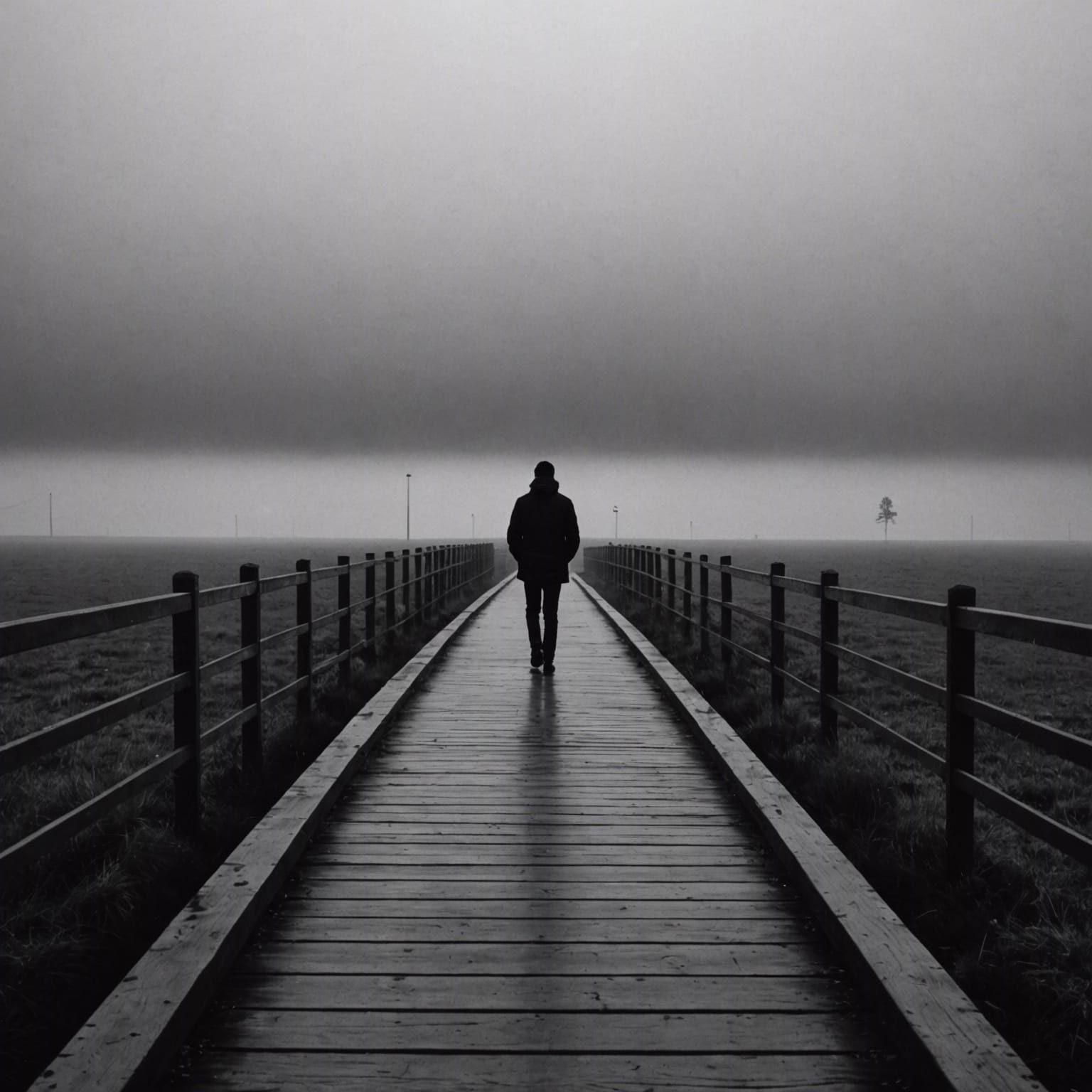 Abstract AI Image of Loneliness