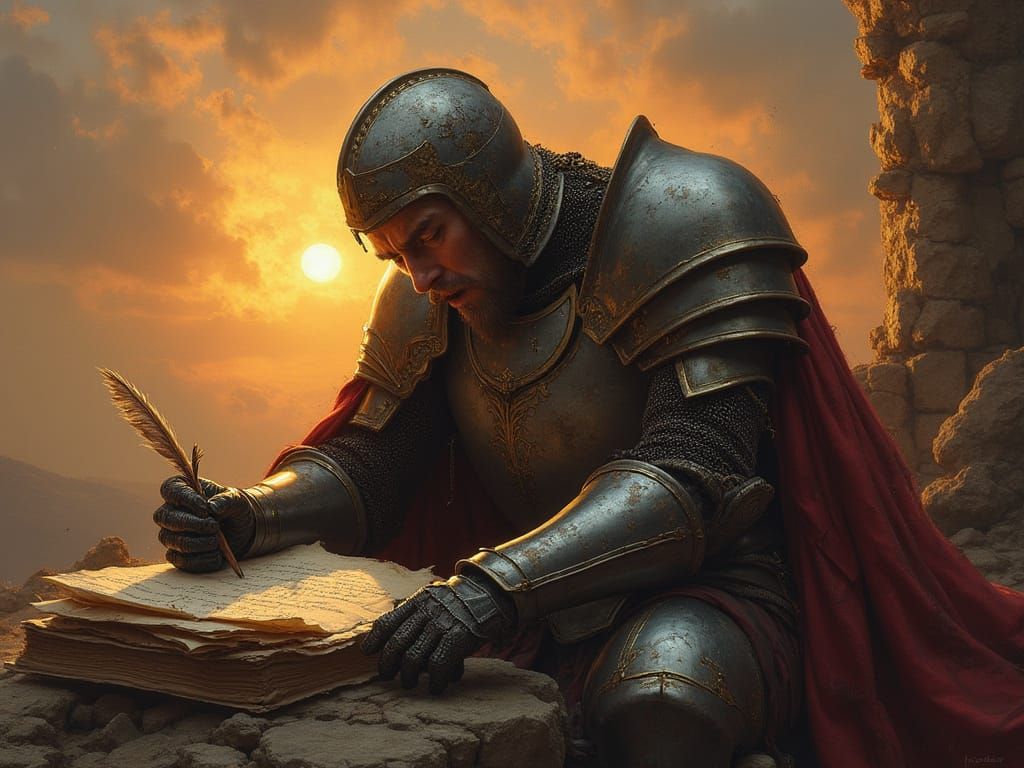 A Dying Knight's Final Love Letter in a Romantic, Dreamlike ...