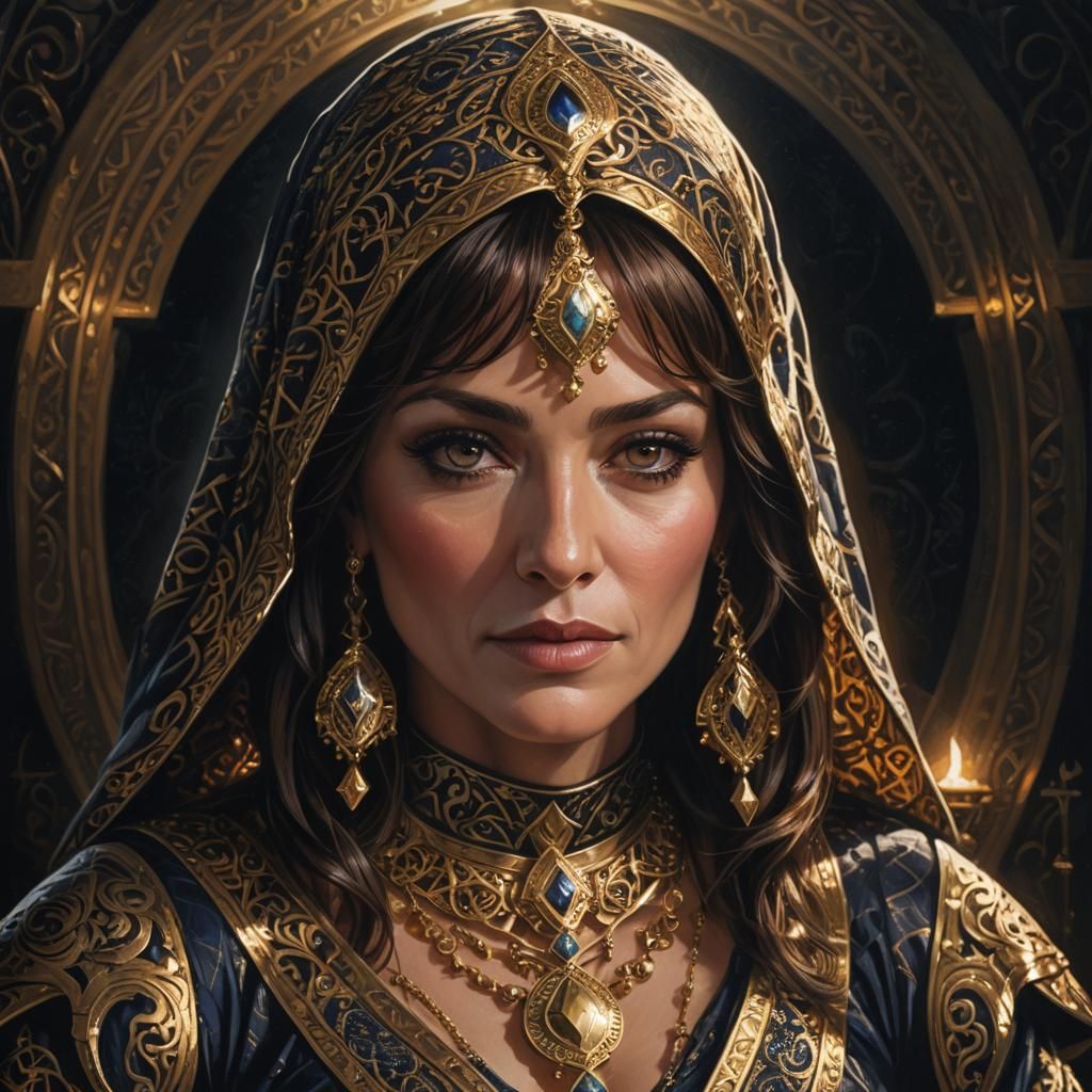 Dark Fantasy Portrait in the Style of Rutkowski