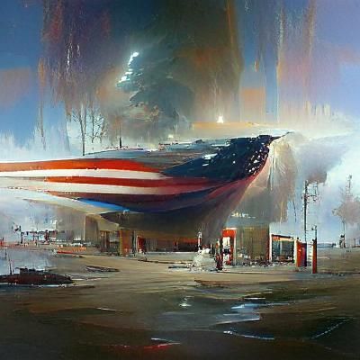 America: Oil Painting Evokes National Identity