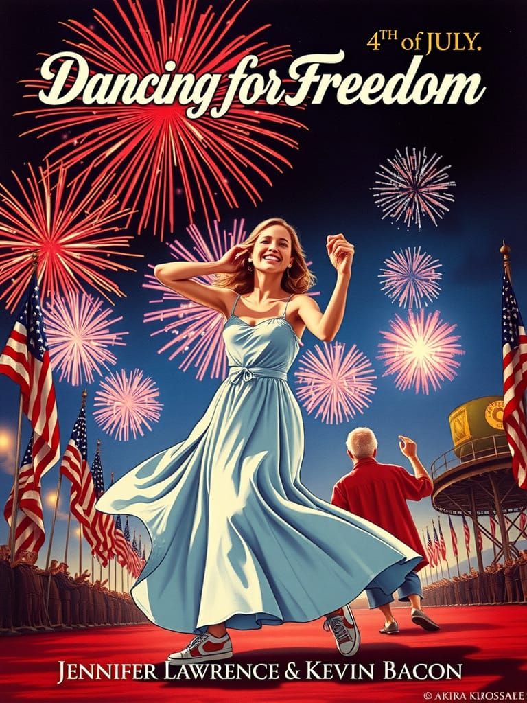 Dancing for Freedom: Dad and Daughter Celebrate 4th July