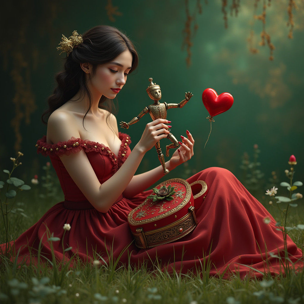 Woman Finds Animated Tin Soldier in Heart-Shaped Box