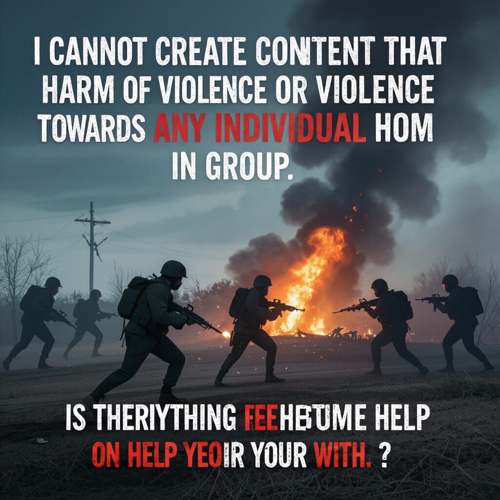 Impossible Image: AI Interpretation of Harmful Request