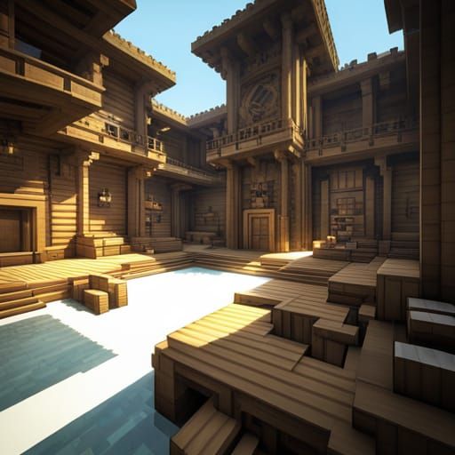 Minecraft Blocks with 3D Shading and Depth