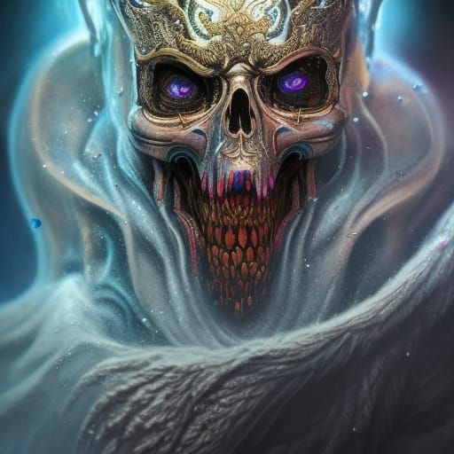 Hyperrealistic Lich with Intricate Details