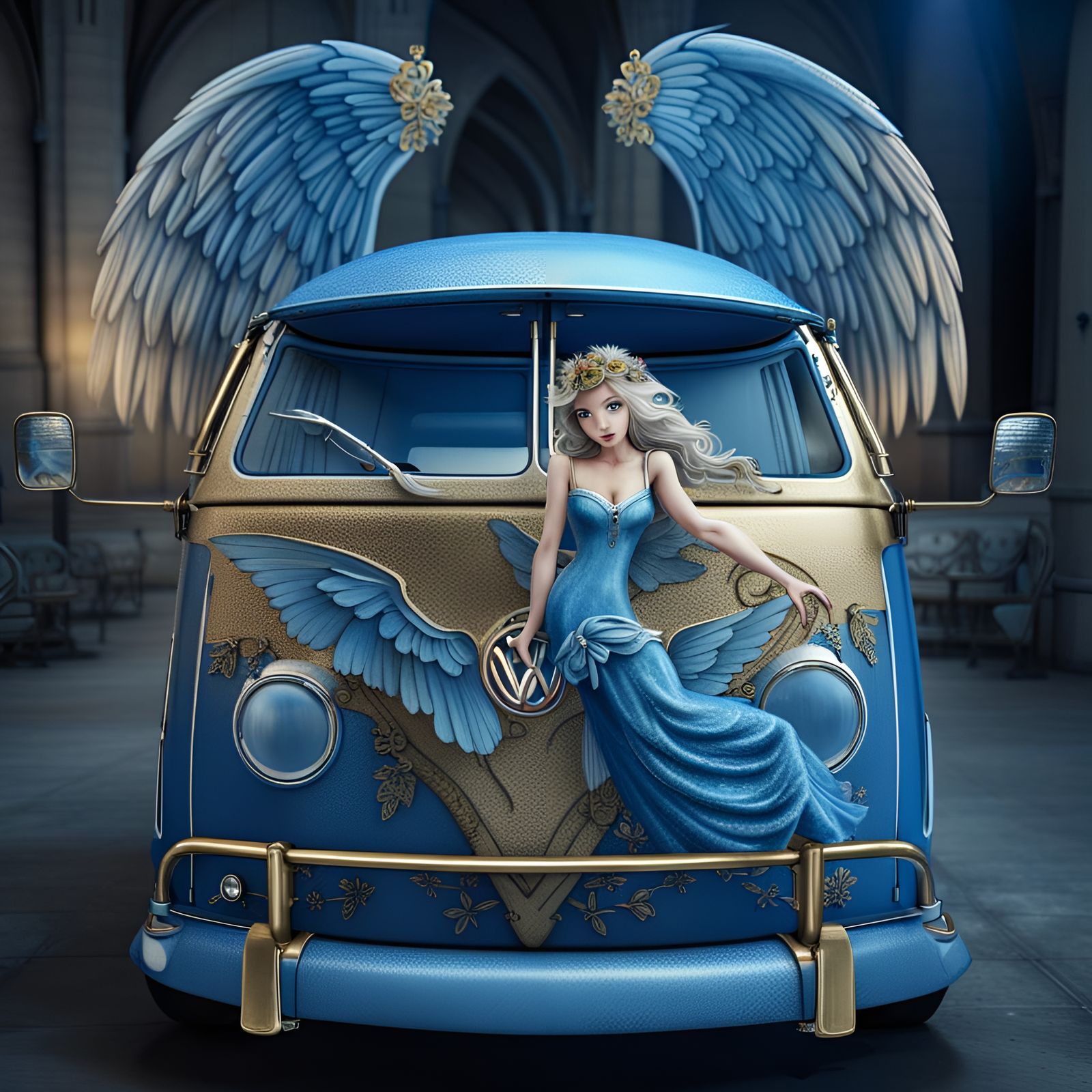 Blue Angel Camper Van #1, Masterplayer