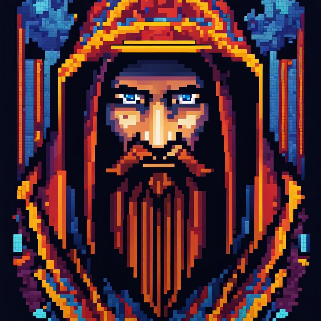 Mysterious Cloaked Man (Pixel)
