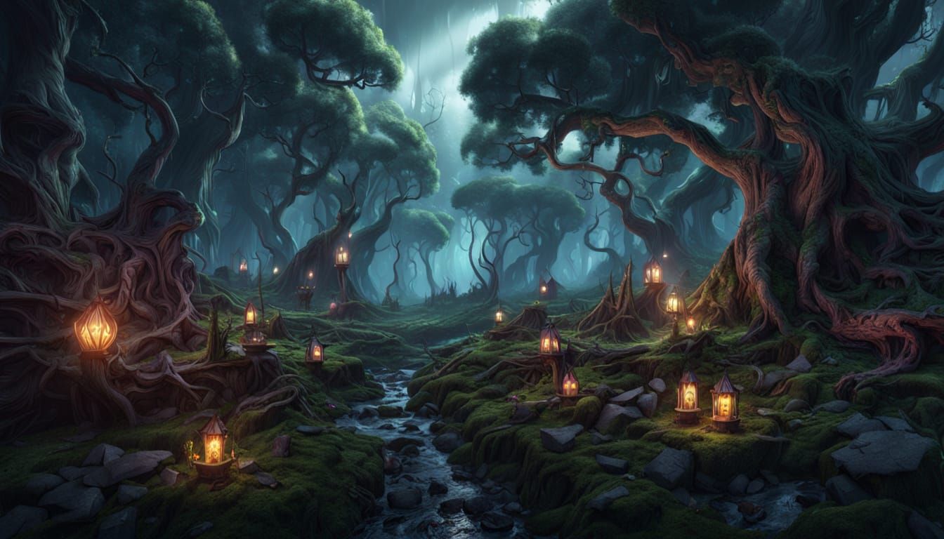 Sinister Fairy Forest of Magic and Mystery
