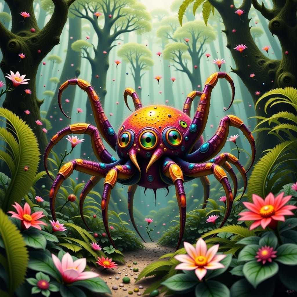 Whimsical Amazonian Adventure with Baby Squishy Toes Spider-...