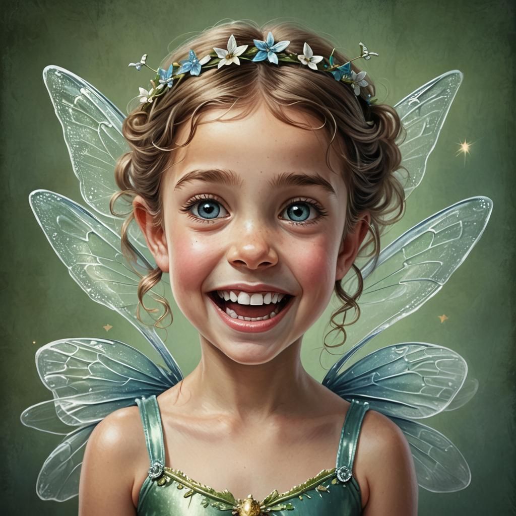 Tooth Fairy Portrait Generated by AI