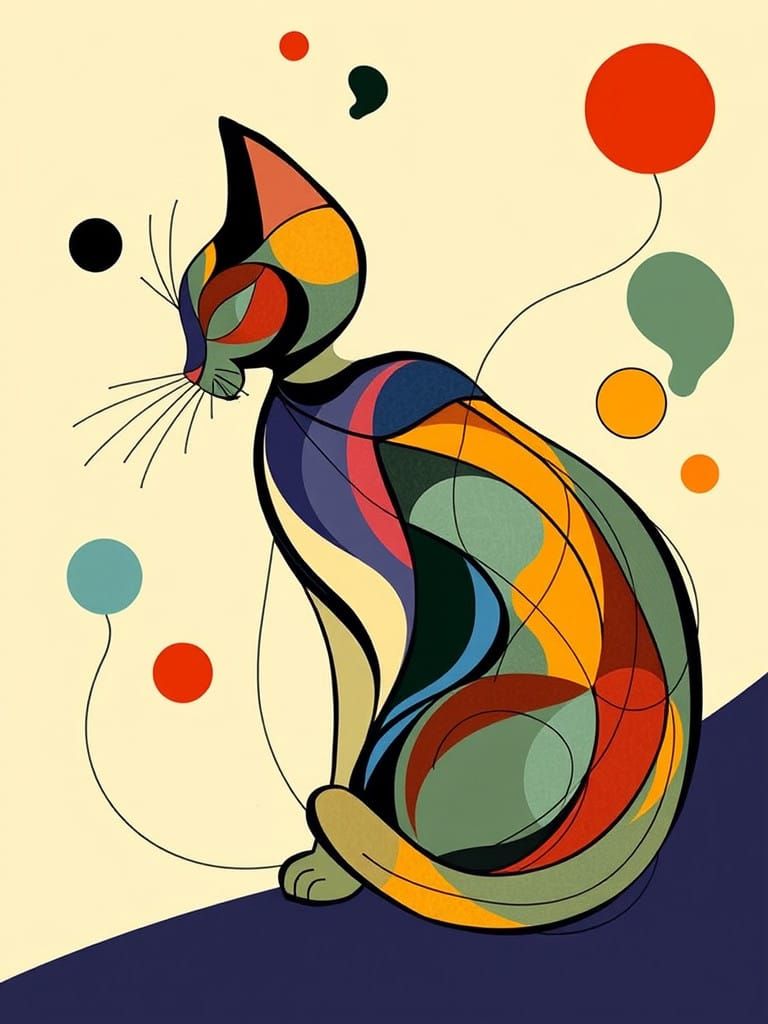 🥈abstract cat