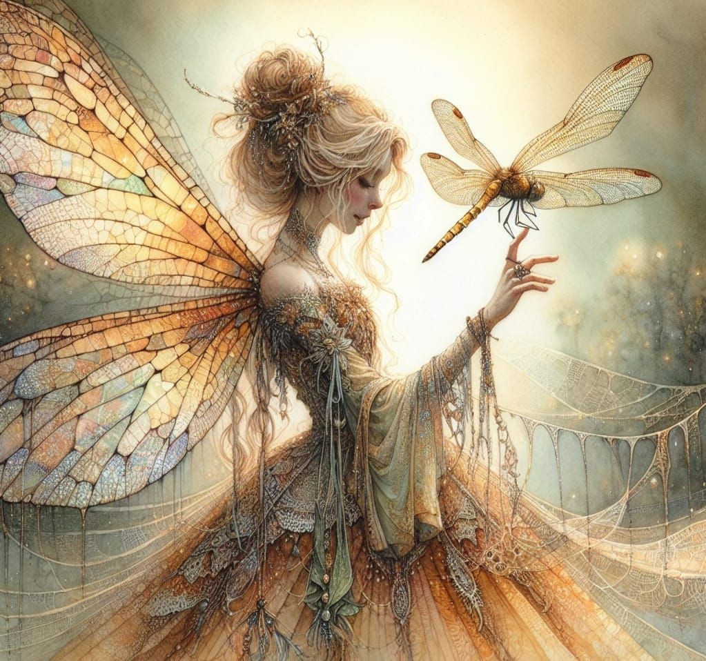 Dragonfly fairy
