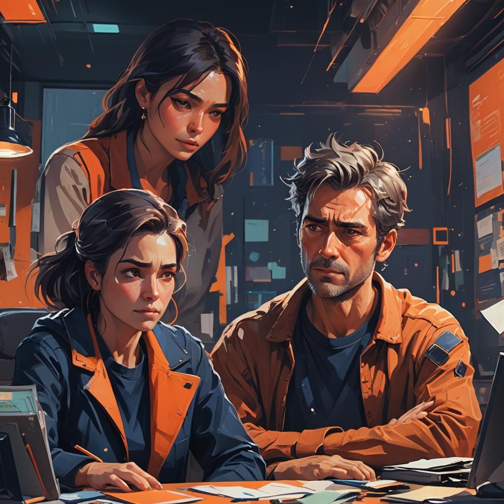 Split-Screen: Frustration vs Calm in Concept Art